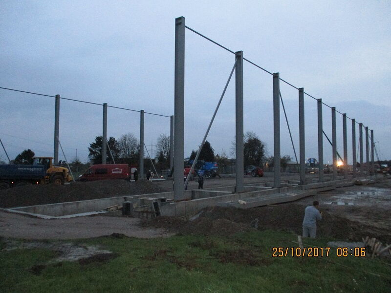 Erweiterung Lagerhalle Diesel Technic