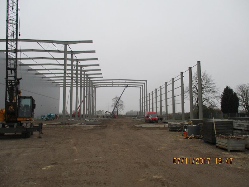 Erweiterung Lagerhalle Diesel Technic