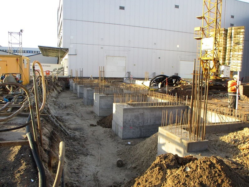 Erweiterung Lagerhalle Diesel Technic