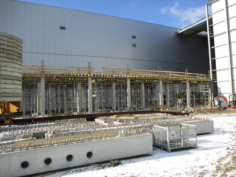 Erweiterung Lagerhalle Diesel Technic